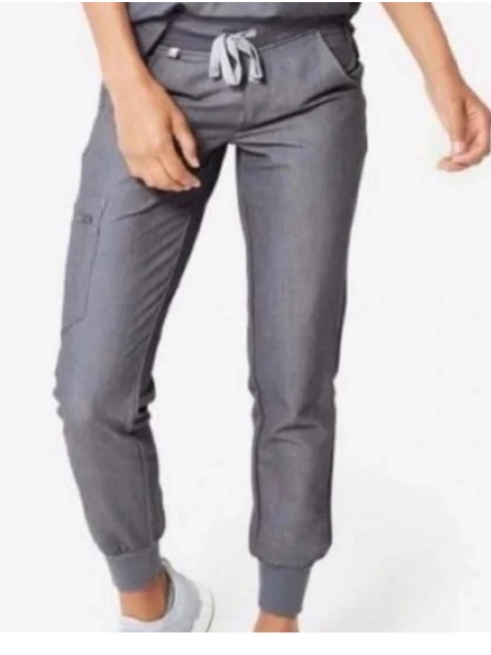 Figs Zamora Jogger Scrub Pants Women’s Graphite Gray L Petite